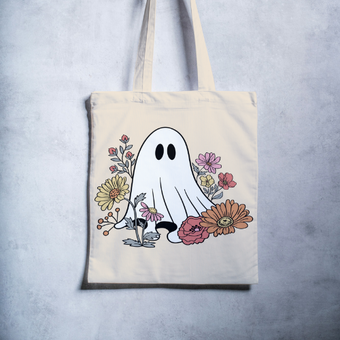 compare product Free Spirit Wildflower Canvas Tote