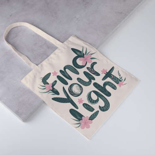 Find your Light Canvas Tote