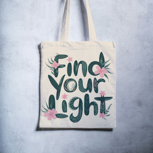Find your Light Canvas Tote