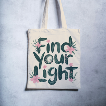 compare product Find your Light Canvas Tote