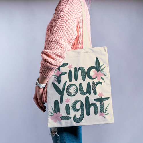Find your Light Canvas Tote
