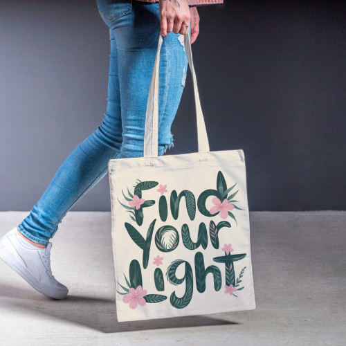Find your Light Canvas Tote