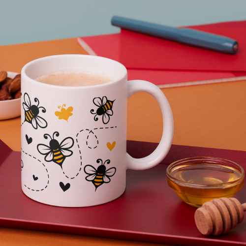 Buzzing Bee Ceramic Mug